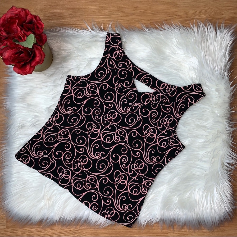 🌸Volt Black and Pink Printed Shirt🌸